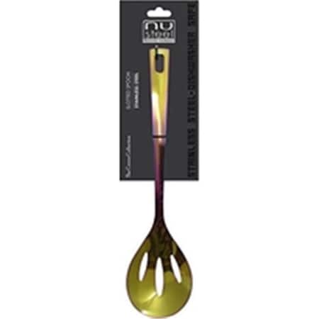 Nu Steel NuSteel TG-RBWCWN-SLTSPN 1.8 mm Rainbow Crown Slotted Spoon TG-RBWCWN-SLTSPN